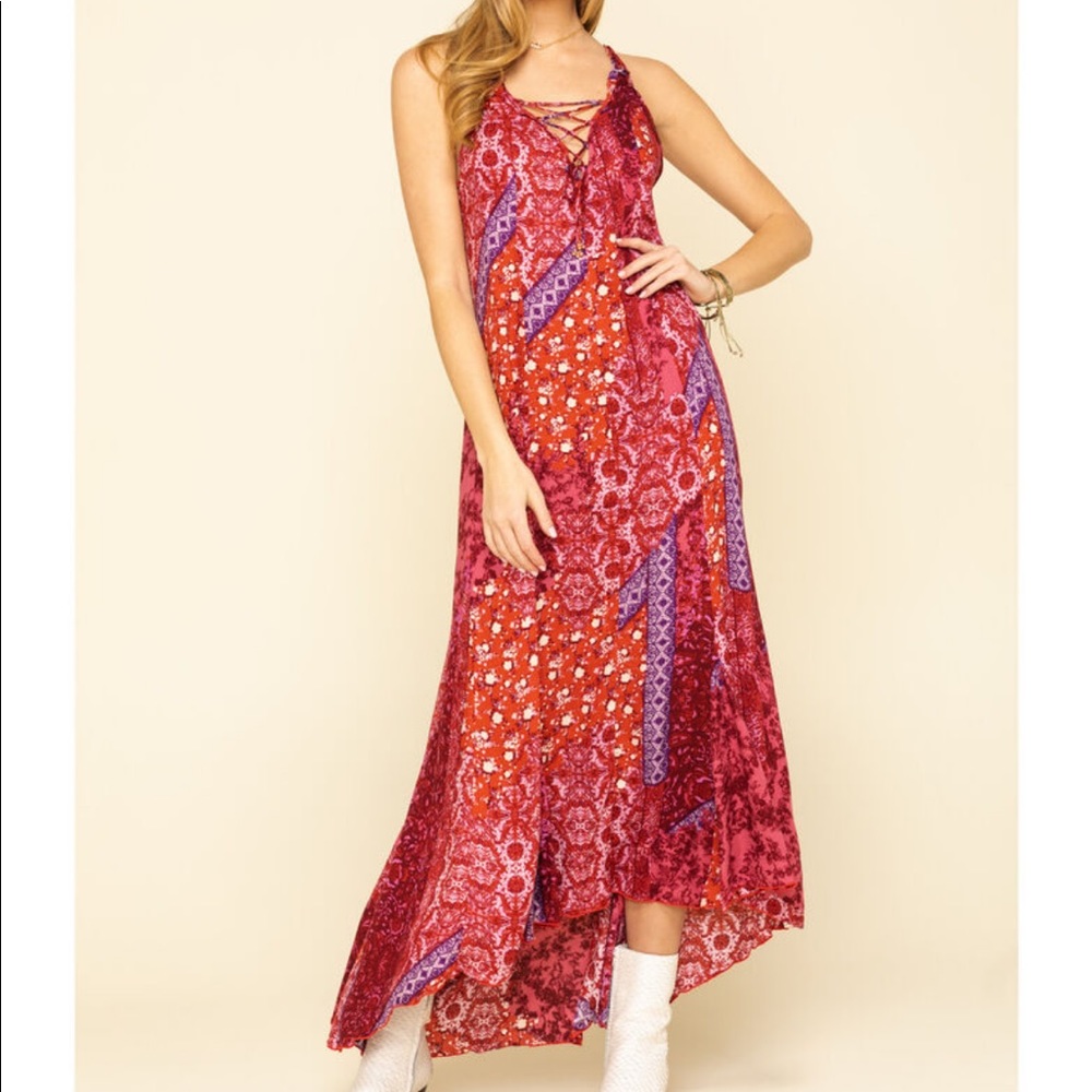 Free People Women's Work of Art Printed Maxi Dress